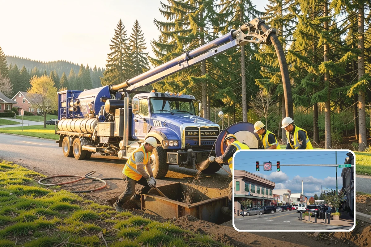 Ditch Maintenance in Monroe, Snohomish County, WA - Restores designed invert slope and channel capacity