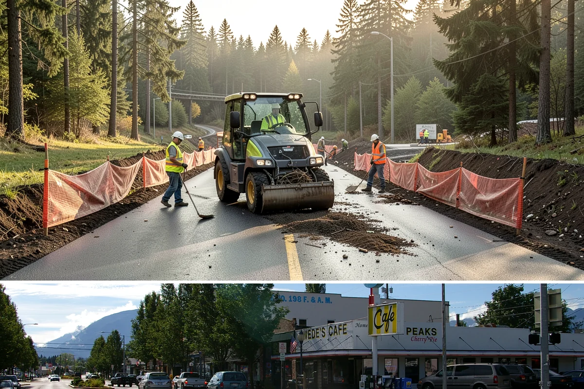 Ditch Maintenance in North Bend, King County, WA - Ditch reshaping is best done in late summer and early fall so channels are restored and slope vegetation can establish before...