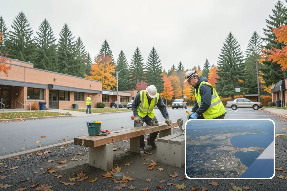 Ditch Maintenance in Oak Harbor, Island County, WA - Restores designed invert slope and channel capacity