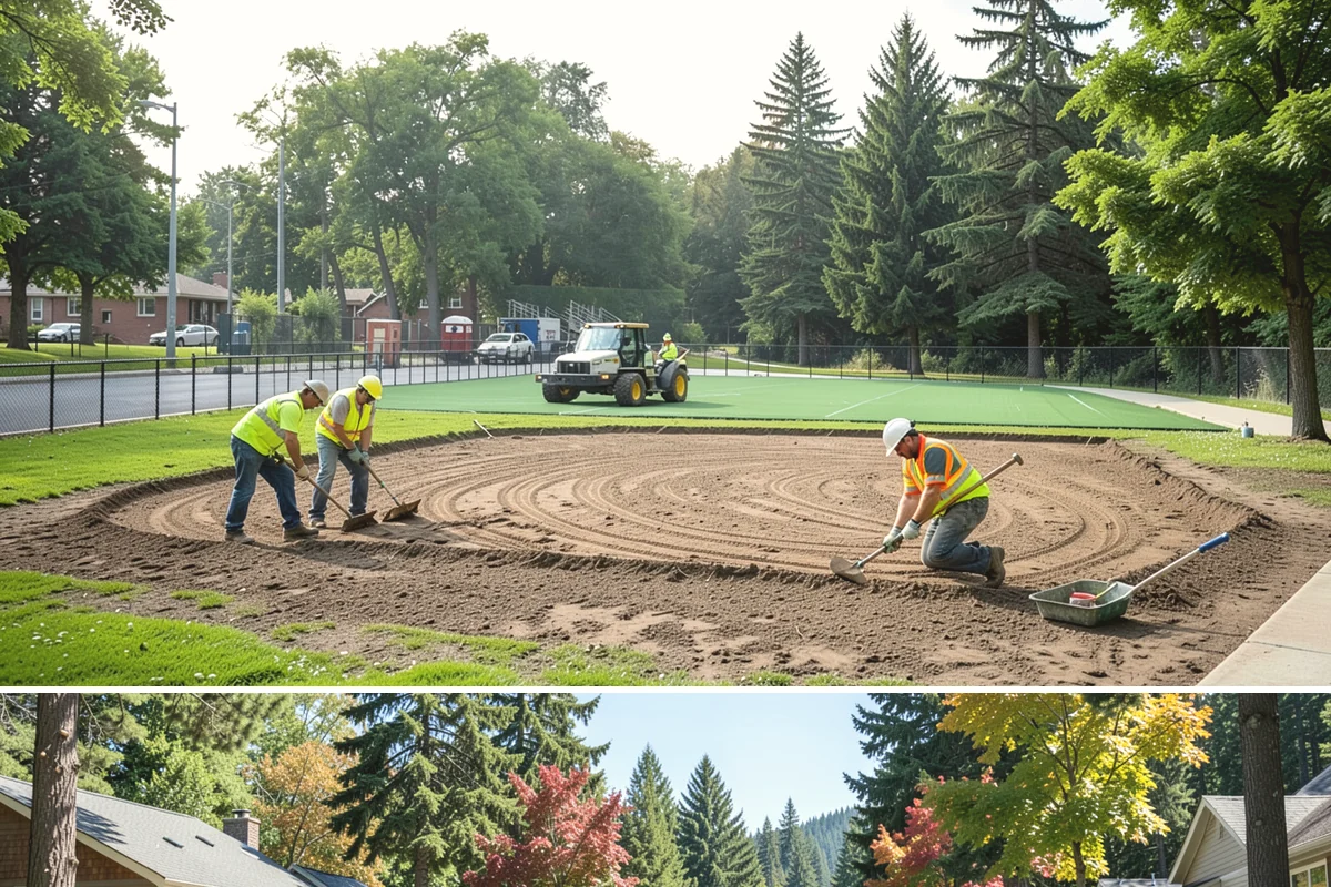 Ditch Maintenance in Orting, Pierce County, WA - Ditch reshaping is best done in late summer and early fall so channels are restored and slope vegetation can establish before...
