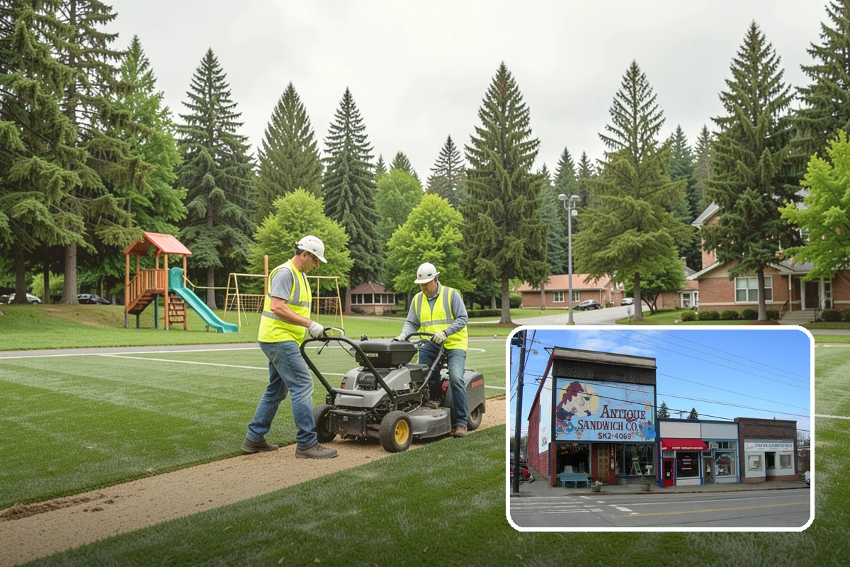 Ditch Maintenance in Ruston, Pierce County, WA - Restores designed invert slope and channel capacity