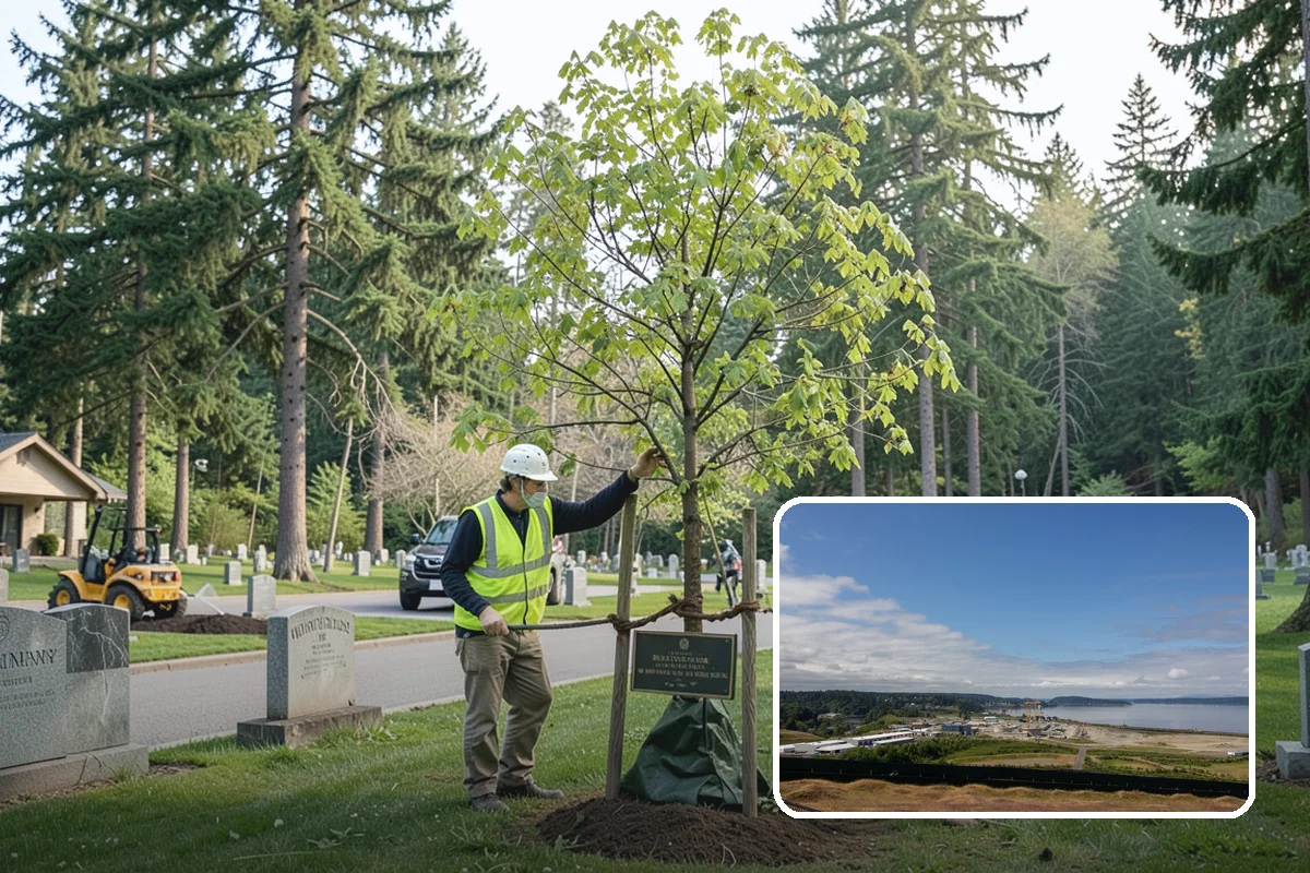 Ditch Maintenance in University Place, Pierce County, WA - Restores designed invert slope and channel capacity