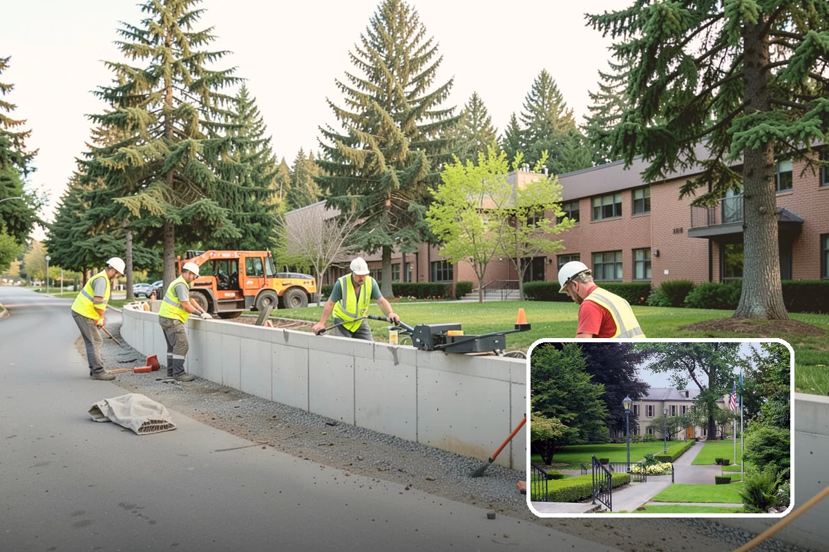 Ditch Maintenance in Woodinville, King County, WA - Restores designed invert slope and channel capacity