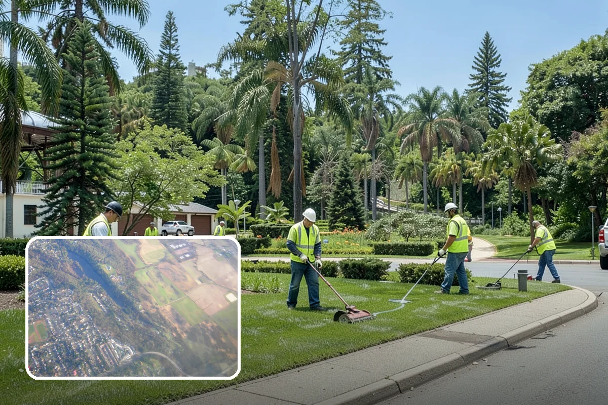 Ditch Mowing in Algona, King County, WA - Restores design flow capacity ahead of the fall rains