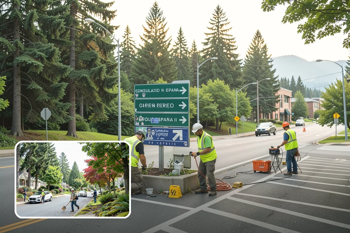 Ditch Mowing in Beaux Arts Village, King County, WA - Restores design flow capacity ahead of the fall rains