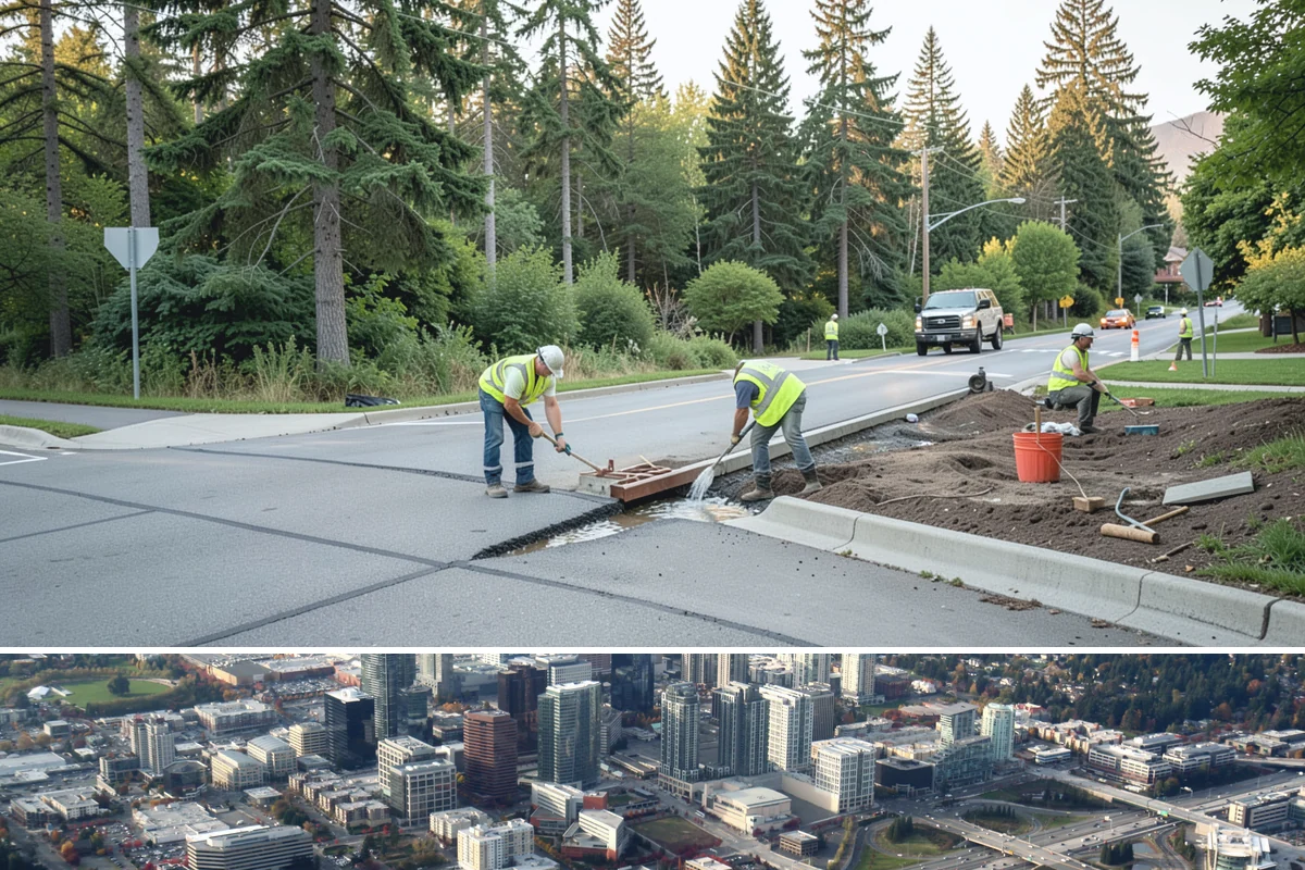 Ditch Mowing in Bellevue, King County, WA - Ditch mowing is best completed in late summer and early fall so channels carry full capacity when Puget Sound's heavy October and...