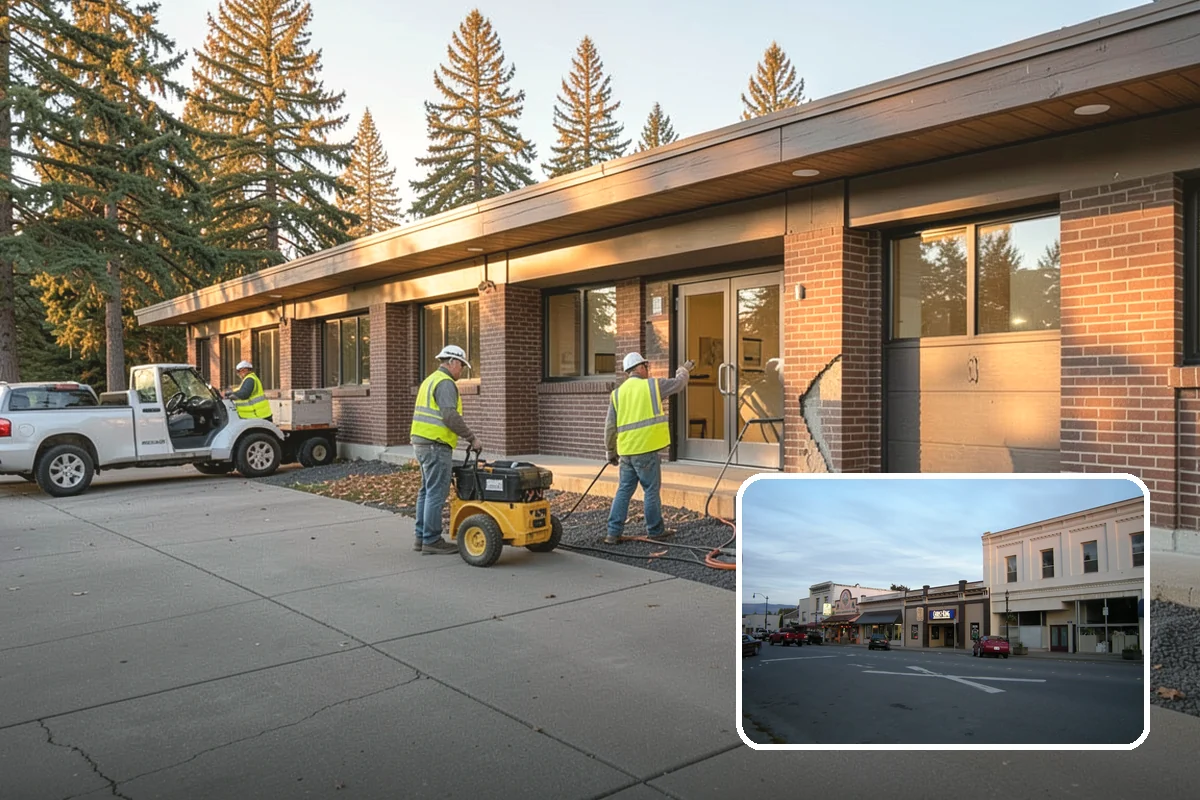 Ditch Mowing in Burlington, Skagit County, WA - Restores design flow capacity ahead of the fall rains
