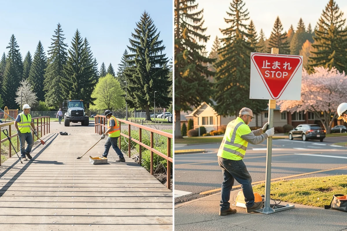 Ditch Mowing in Burlington, Skagit County, WA - Walk representative ditch reaches to confirm cut height and sensitive-area limits