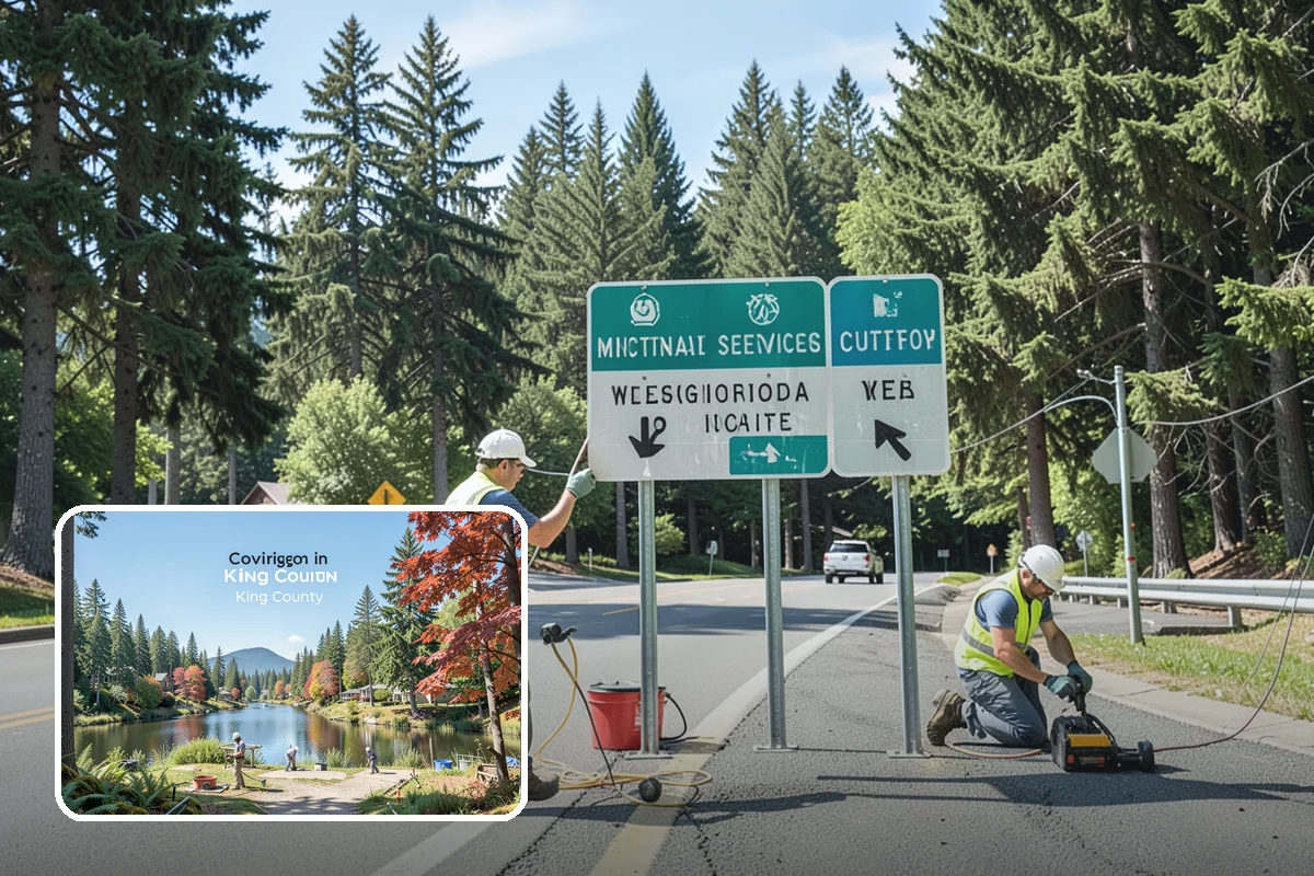 Ditch Mowing in Covington, King County, WA - Restores design flow capacity ahead of the fall rains