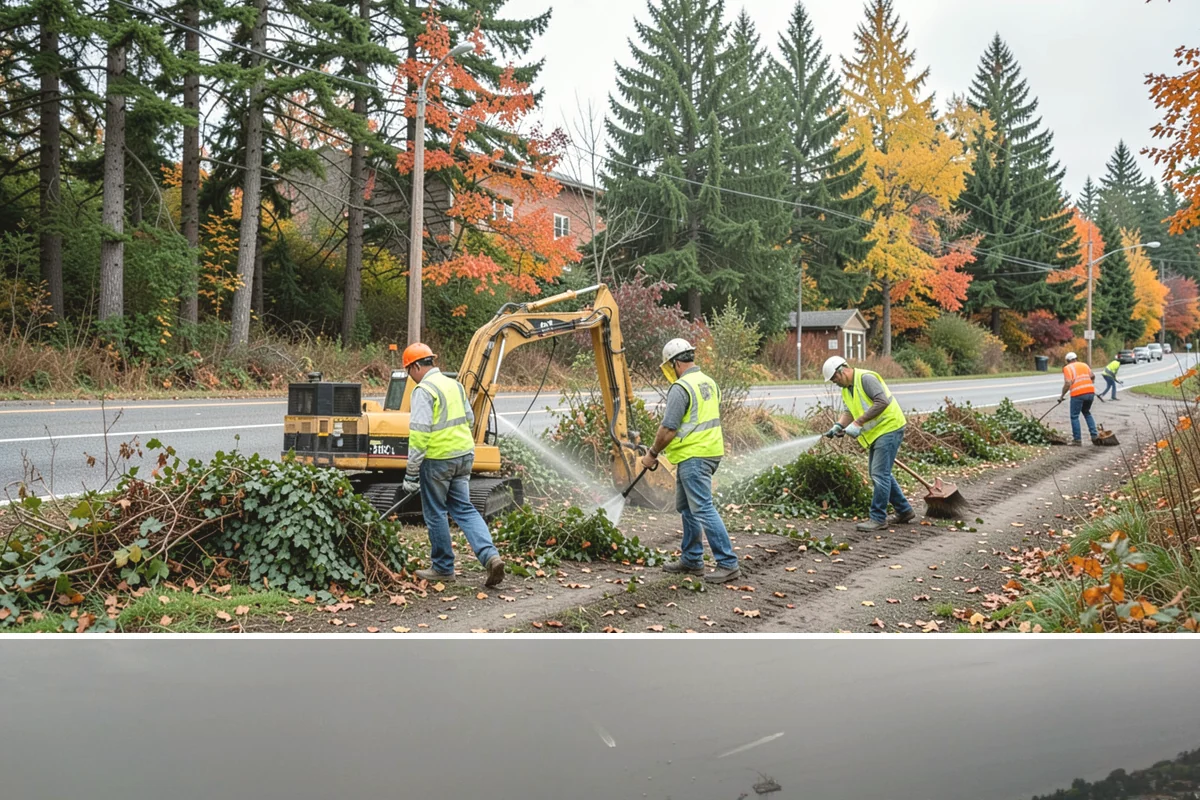 Ditch Mowing in Des Moines, King County, WA - Ditch mowing is best completed in late summer and early fall so channels carry full capacity when Puget Sound's heavy October and...