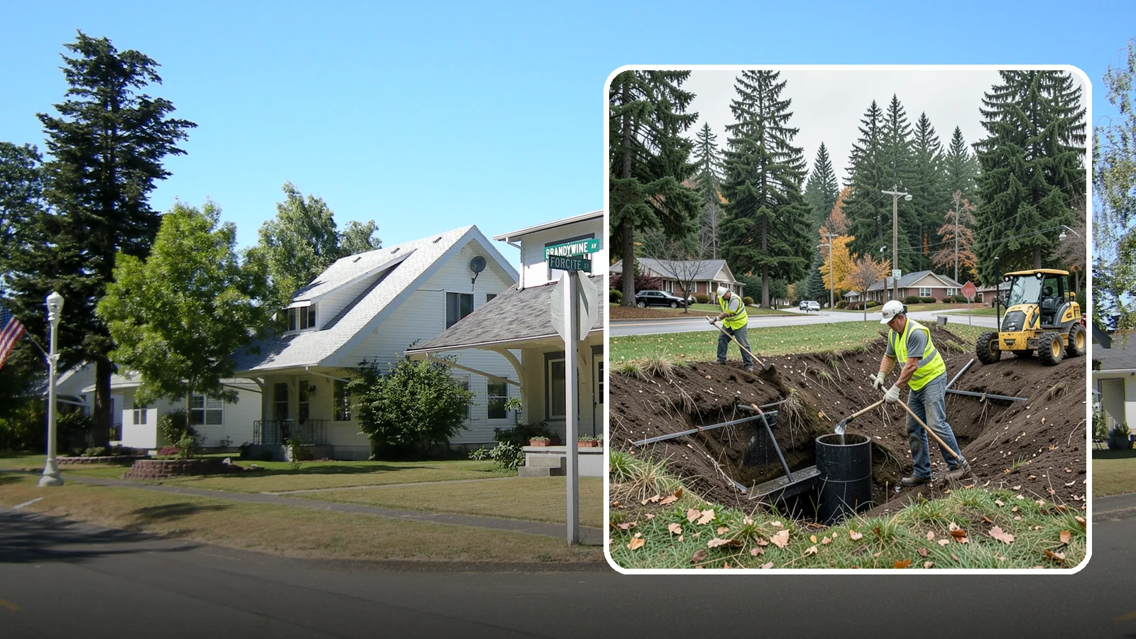 Ditch Mowing in DuPont, Pierce County, WA - Roadside ditch mowing that keeps drainage channels flowing and vegetated for slope stability during wet-season runoff.
