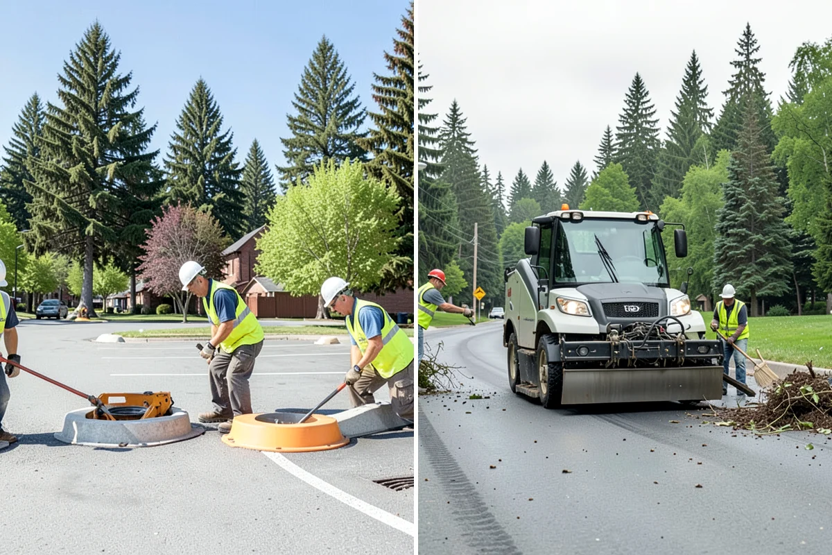Ditch Mowing in DuPont, Pierce County, WA - Walk representative ditch reaches to confirm cut height and sensitive-area limits