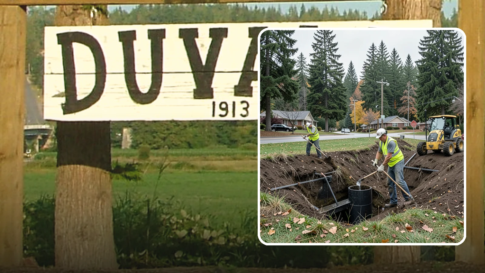 Ditch Mowing in Duvall, King County, WA - Roadside ditch mowing that keeps drainage channels flowing and vegetated for slope stability during wet-season runoff.