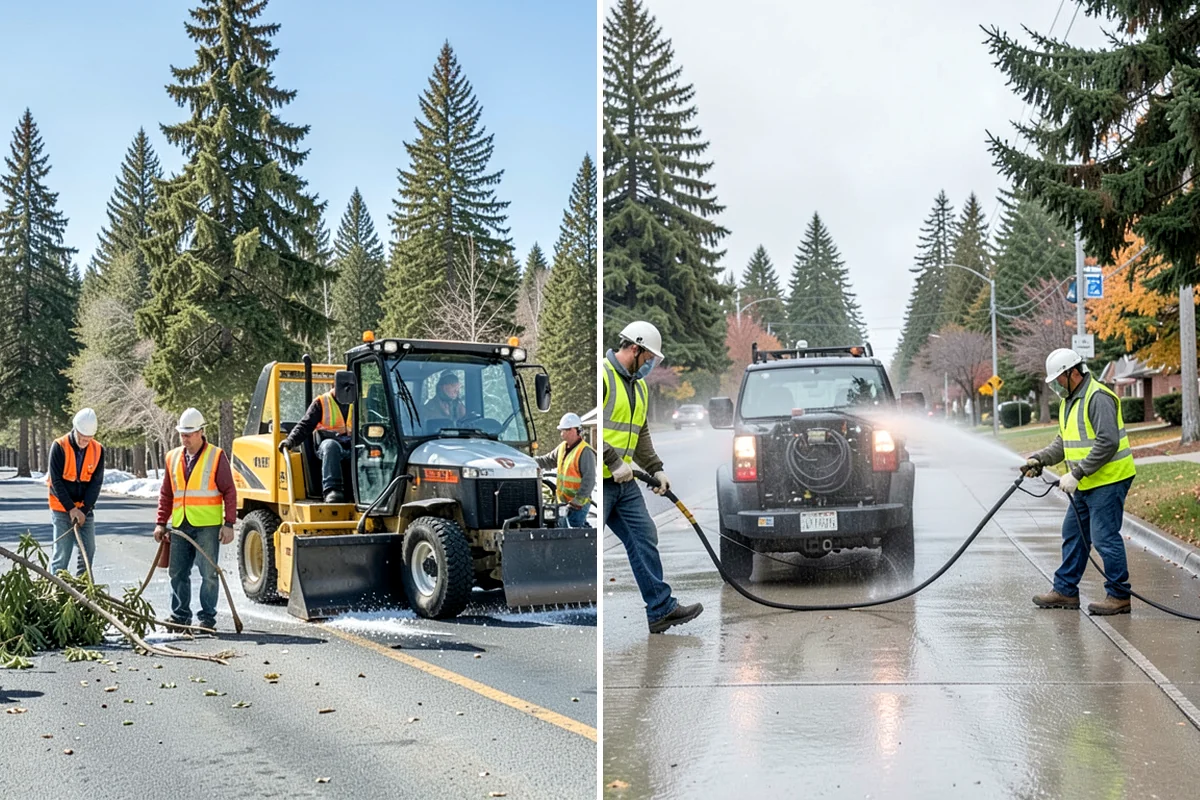 Ditch Mowing in Fircrest, Pierce County, WA - Walk representative ditch reaches to confirm cut height and sensitive-area limits