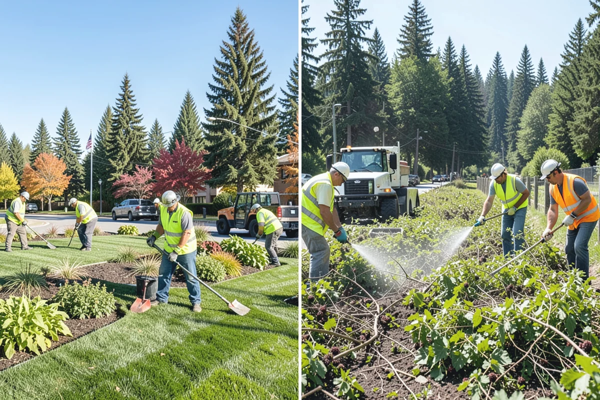 Ditch Mowing in Gold Bar, Snohomish County, WA - Walk representative ditch reaches to confirm cut height and sensitive-area limits