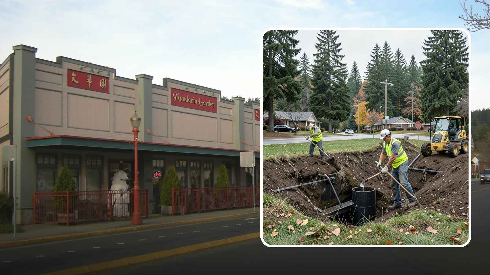 Ditch Mowing in Issaquah, King County, WA - Roadside ditch mowing that keeps drainage channels flowing and vegetated for slope stability during wet-season runoff.