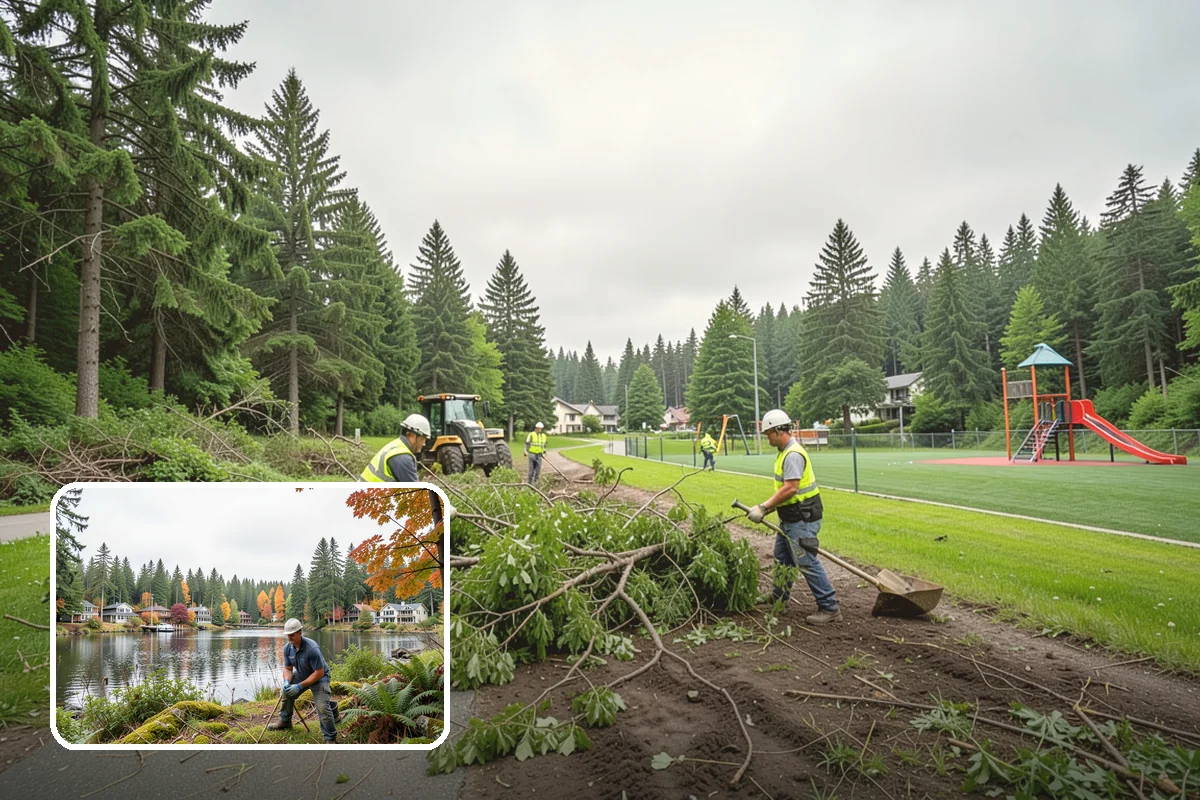 Ditch Mowing in La Conner, Skagit County, WA - Restores design flow capacity ahead of the fall rains