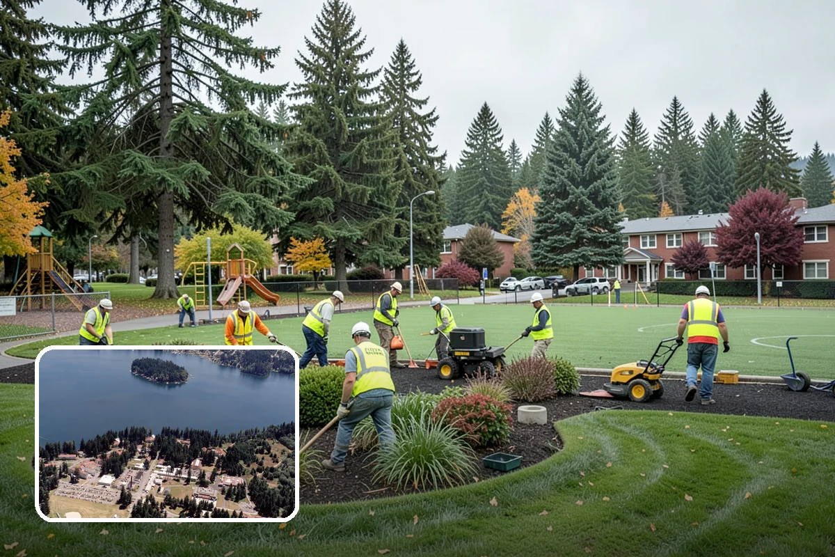Ditch Mowing in Lakewood, Pierce County, WA - Restores design flow capacity ahead of the fall rains