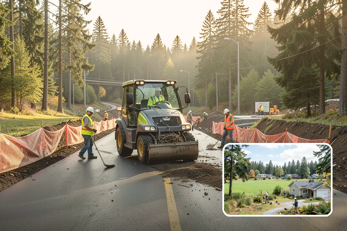 Ditch Mowing in Lyman, Skagit County, WA - Restores design flow capacity ahead of the fall rains