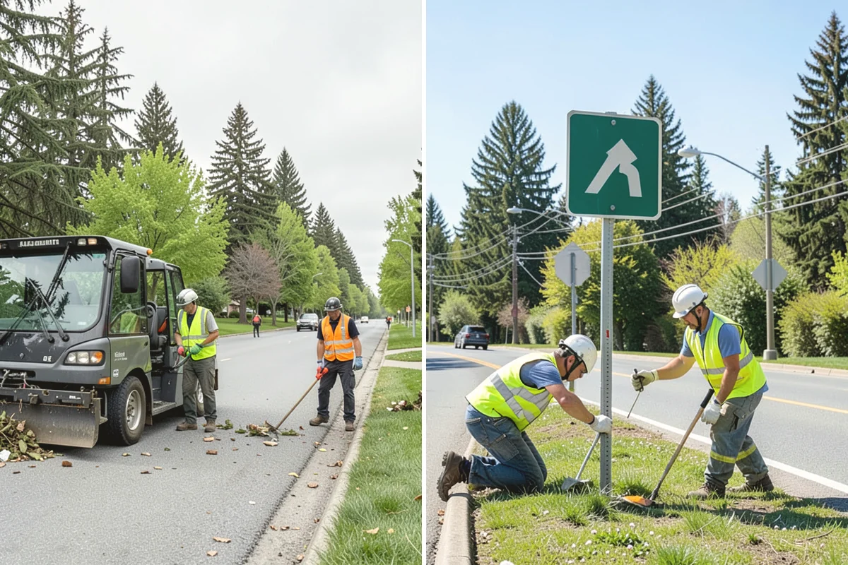Ditch Mowing in Mercer Island, King County, WA - Walk representative ditch reaches to confirm cut height and sensitive-area limits