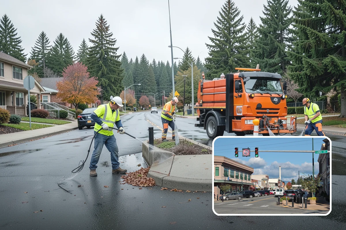 Ditch Mowing in Monroe, Snohomish County, WA - Restores design flow capacity ahead of the fall rains