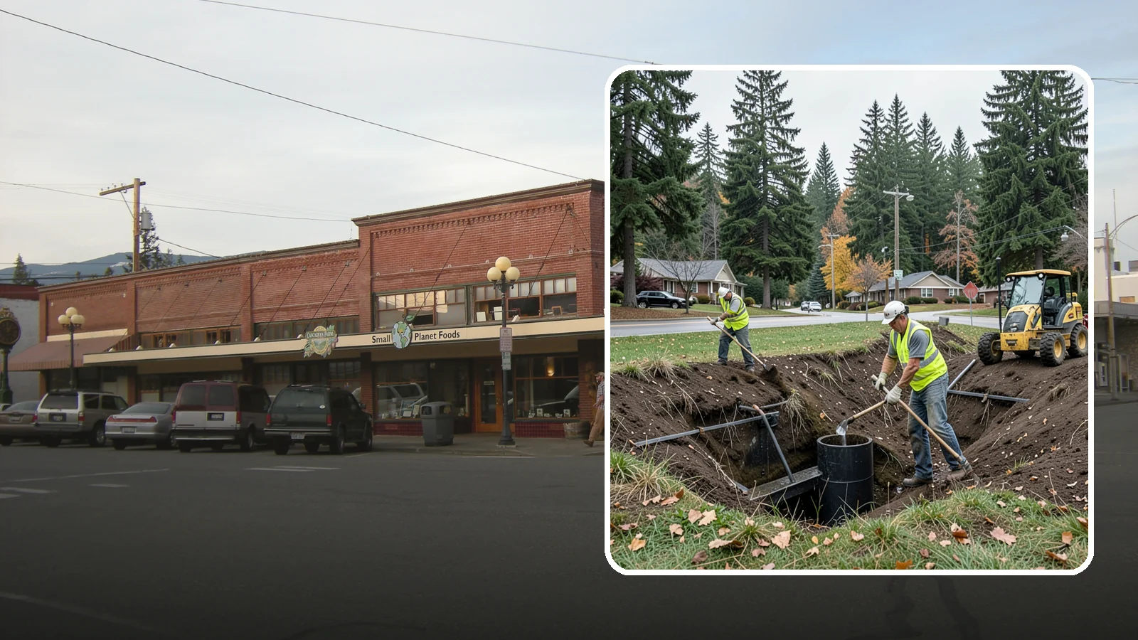 Ditch Mowing in Sedro-Woolley, Skagit County, WA - Roadside ditch mowing that keeps drainage channels flowing and vegetated for slope stability during wet-season runoff.