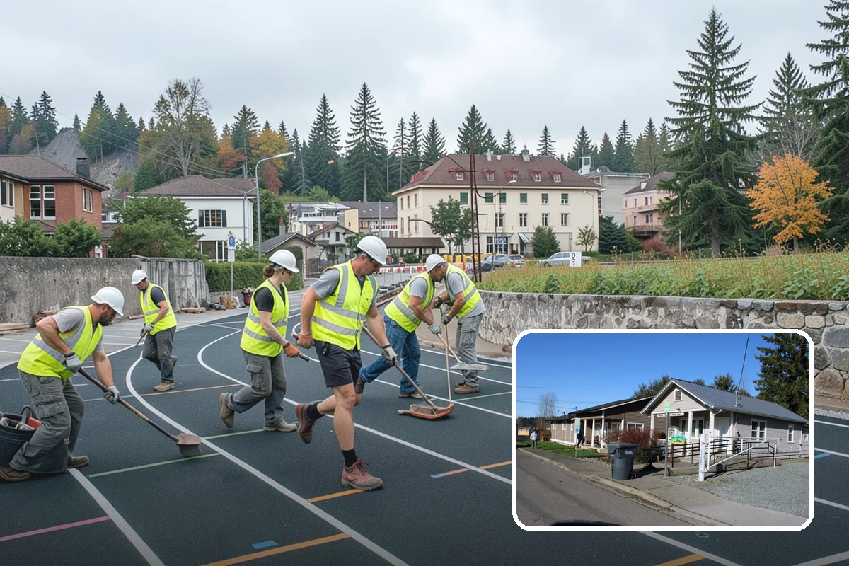 Ditch Mowing in South Prairie, Pierce County, WA - Restores design flow capacity ahead of the fall rains