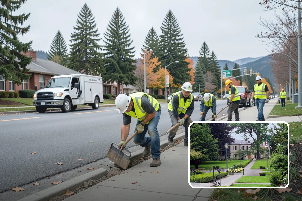 Ditch Mowing in Woodinville, King County, WA - Restores design flow capacity ahead of the fall rains