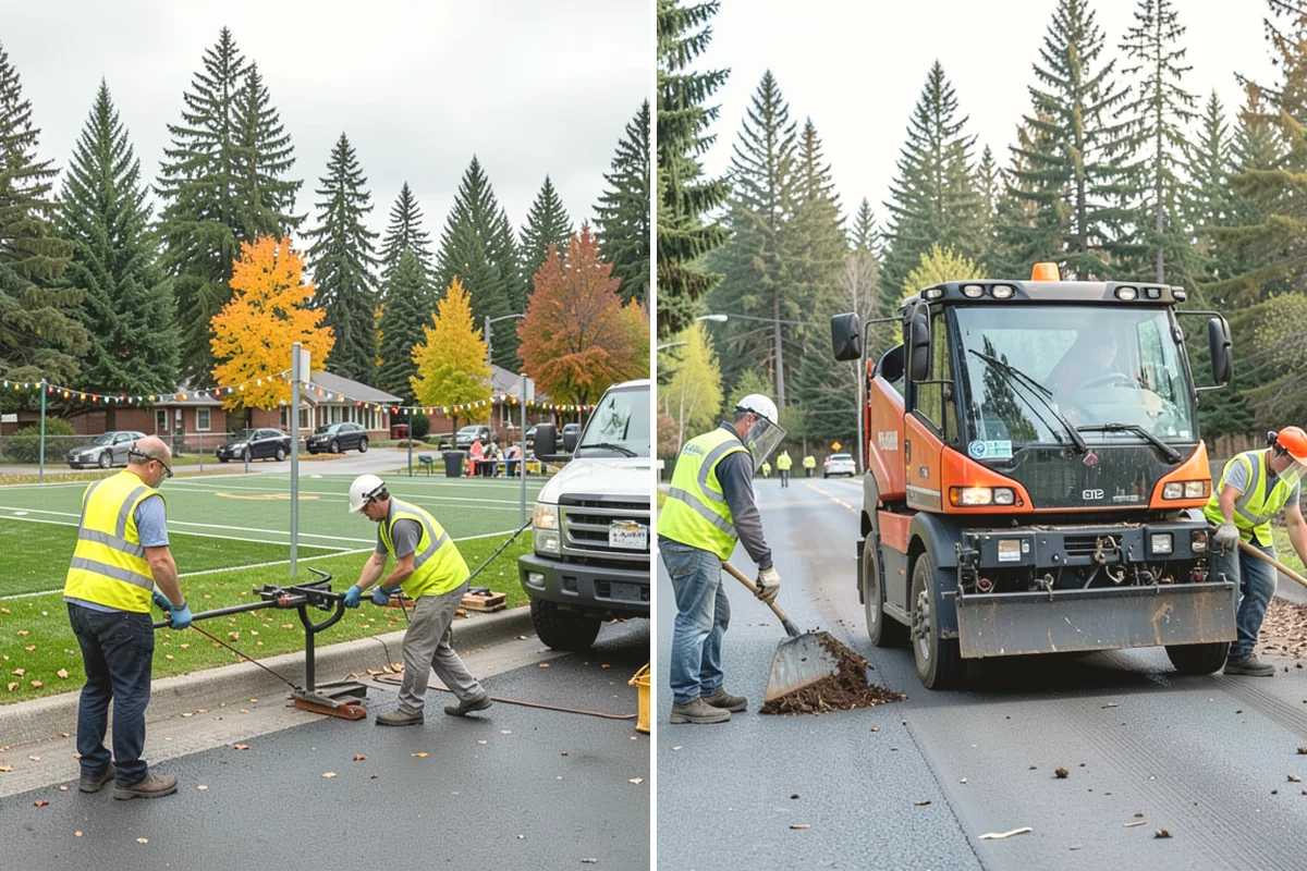 Dog Park Maintenance in Duvall, King County, WA - Inspect surfacing, fencing, gates, and amenities on each visit