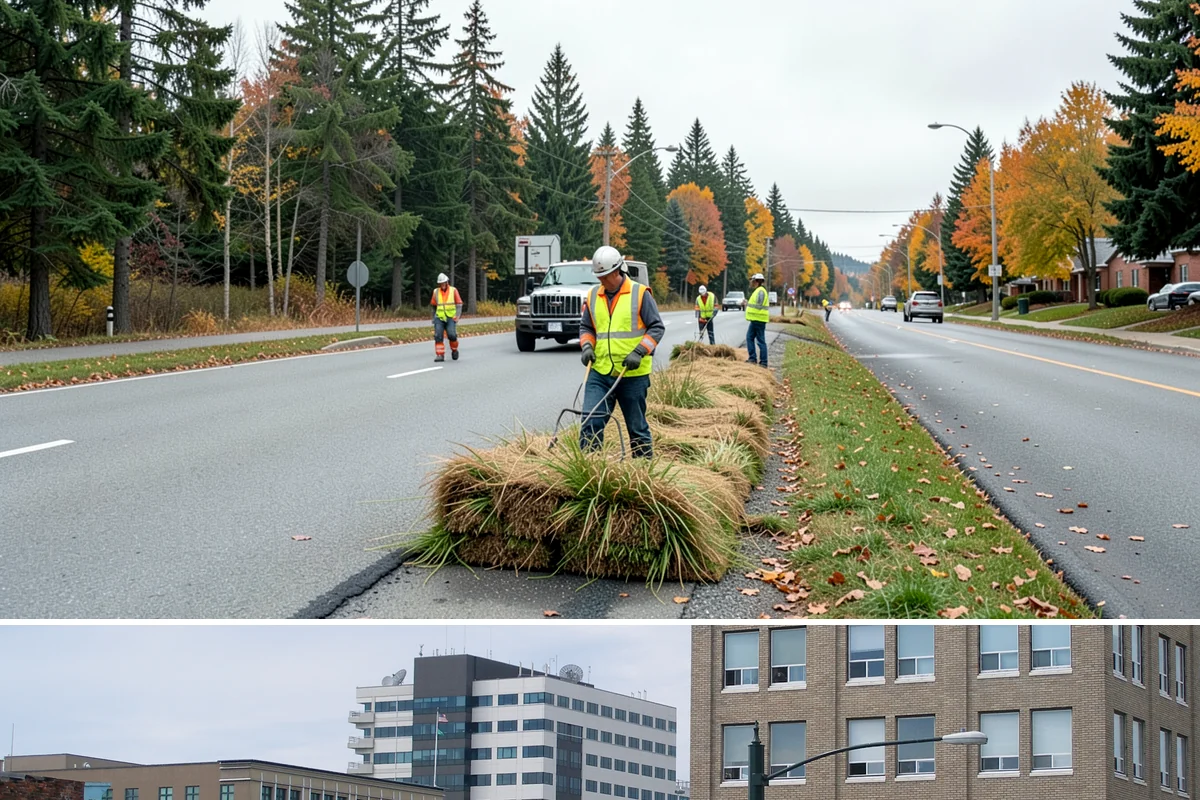 Dog Park Maintenance in Everett, Snohomish County, WA - Surfacing and drainage work intensifies through the wet season, while waste service stays constant year-round.