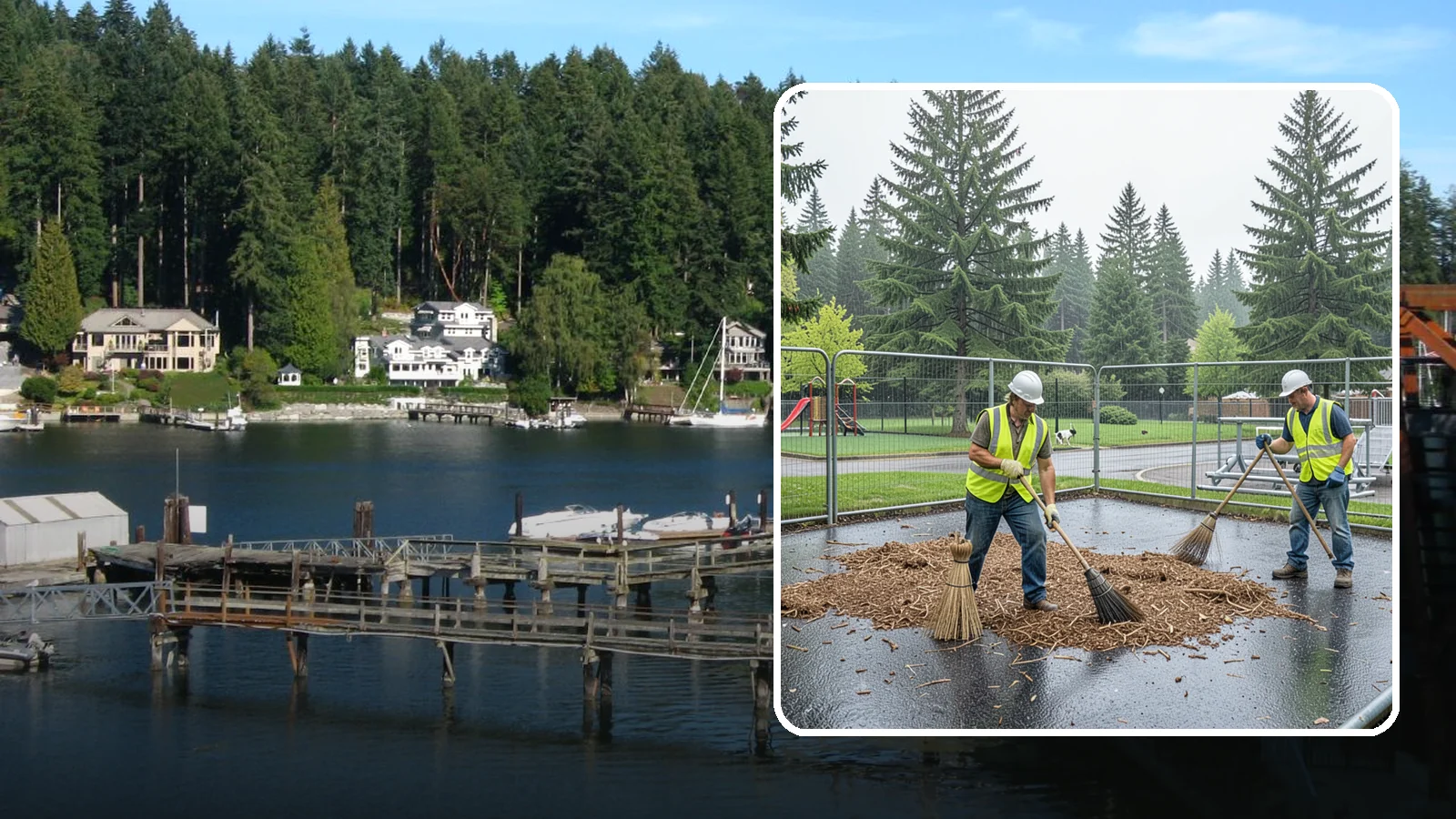 Dog Park Maintenance in Gig Harbor, Pierce County, WA - Upkeep of off-leash areas covering surfacing, waste, fencing, and amenities to keep dog parks safe and clean.