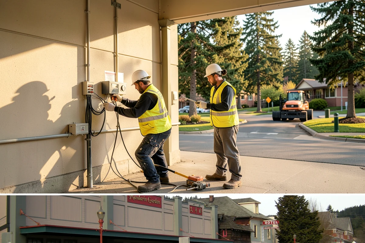 Dog Park Maintenance in Issaquah, King County, WA - Surfacing and drainage work intensifies through the wet season, while waste service stays constant year-round.