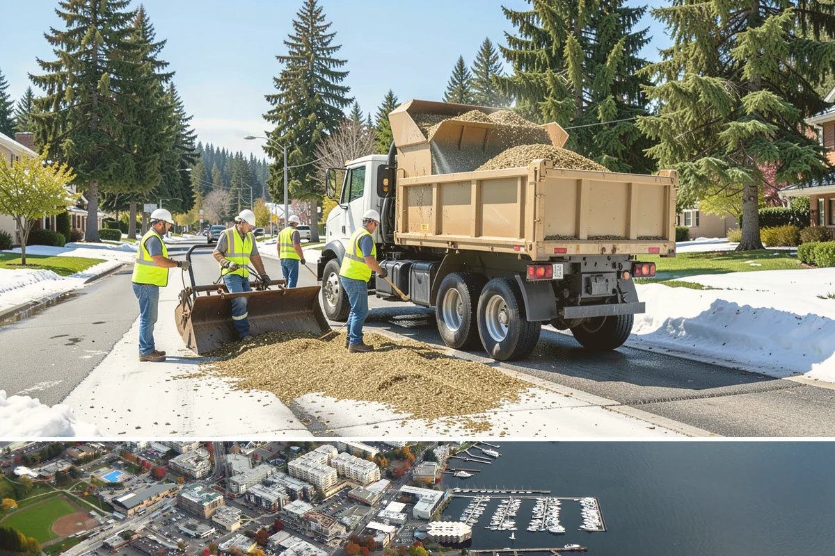 Dog Park Maintenance in Kirkland, King County, WA - Surfacing and drainage work intensifies through the wet season, while waste service stays constant year-round.