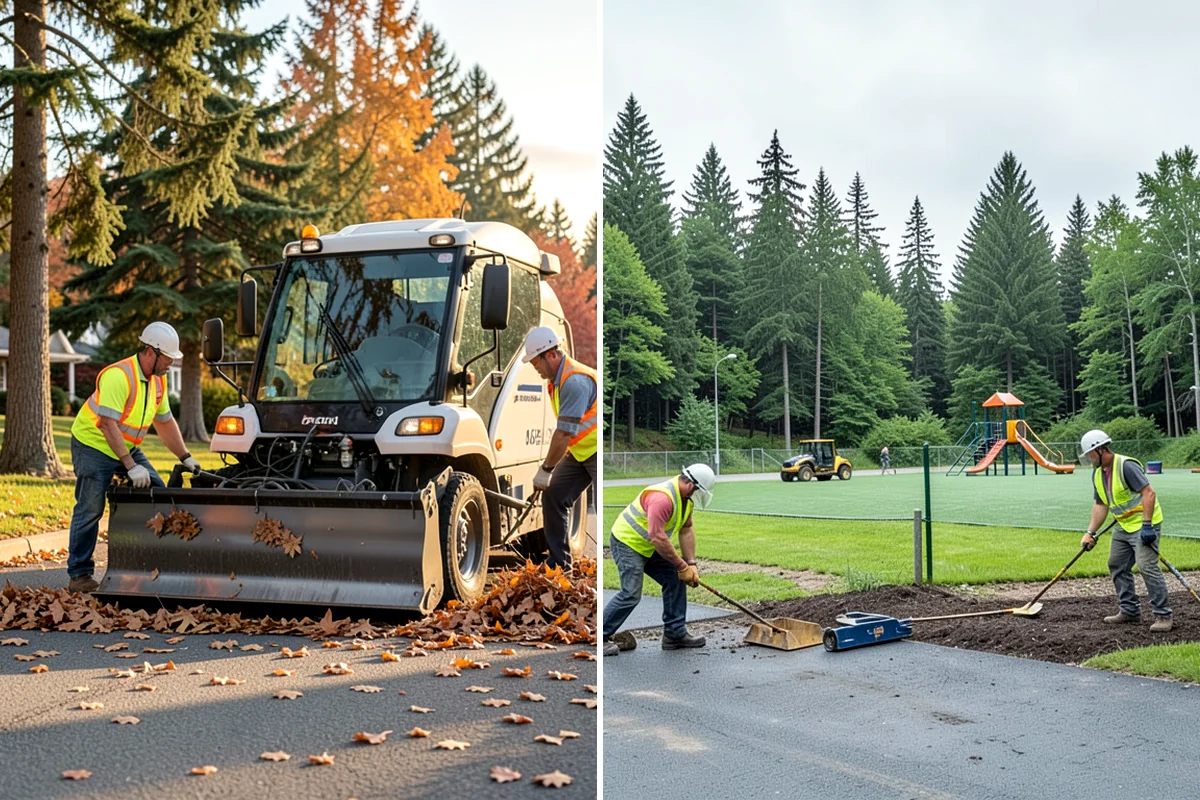 Dog Park Maintenance in Lyman, Skagit County, WA - Inspect surfacing, fencing, gates, and amenities on each visit