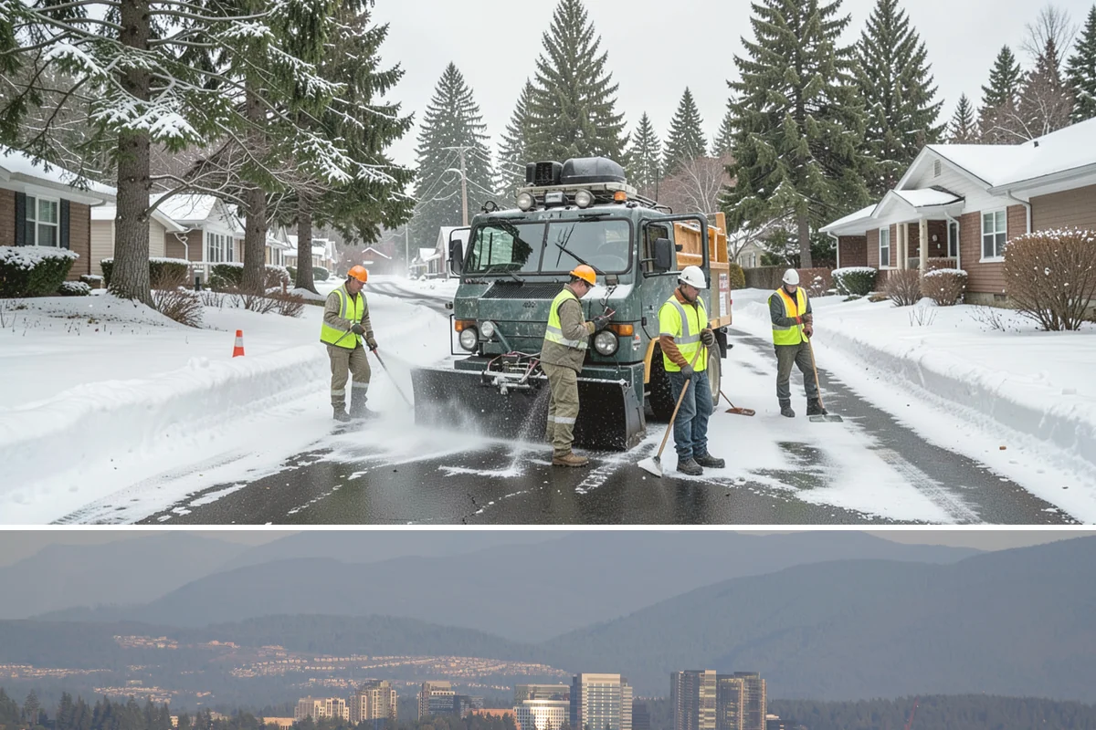 Dog Park Maintenance in Medina, King County, WA - Surfacing and drainage work intensifies through the wet season, while waste service stays constant year-round.