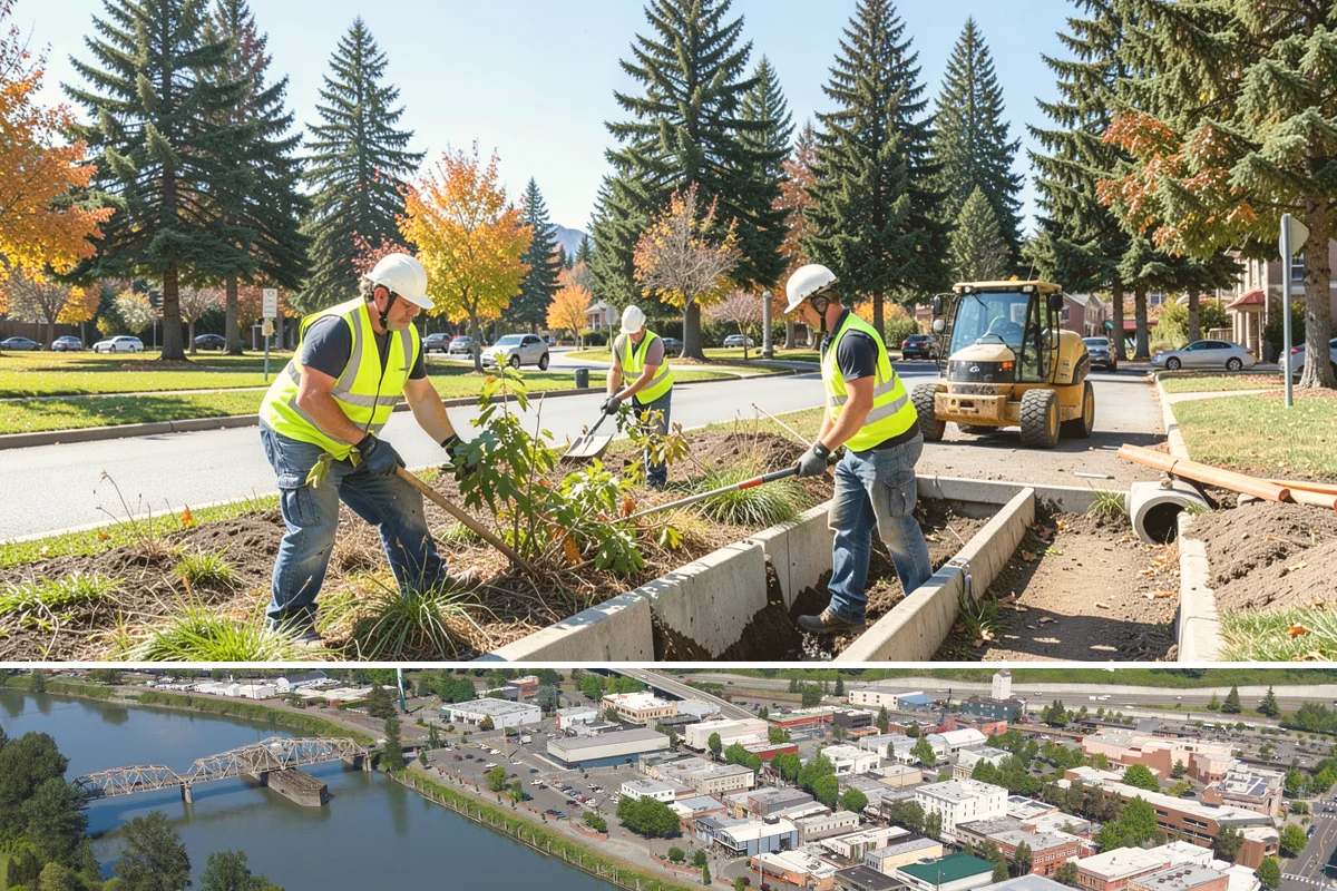 Dog Park Maintenance in Mount Vernon, Skagit County, WA - Surfacing and drainage work intensifies through the wet season, while waste service stays constant year-round.