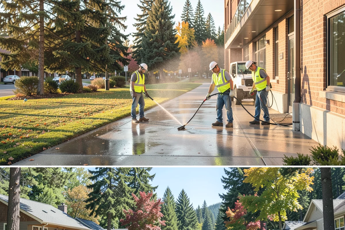 Dog Park Maintenance in Orting, Pierce County, WA - Surfacing and drainage work intensifies through the wet season, while waste service stays constant year-round.