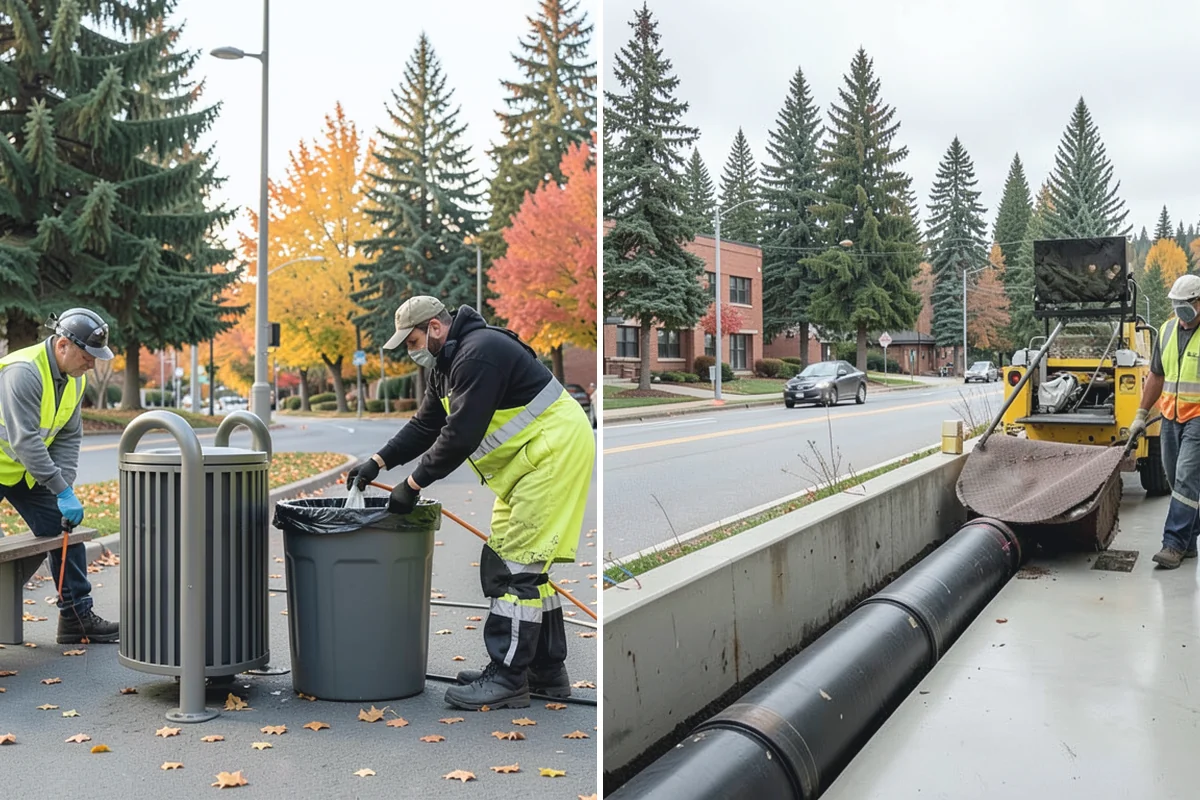 Dog Park Maintenance in Sumner, Pierce County, WA - Inspect surfacing, fencing, gates, and amenities on each visit