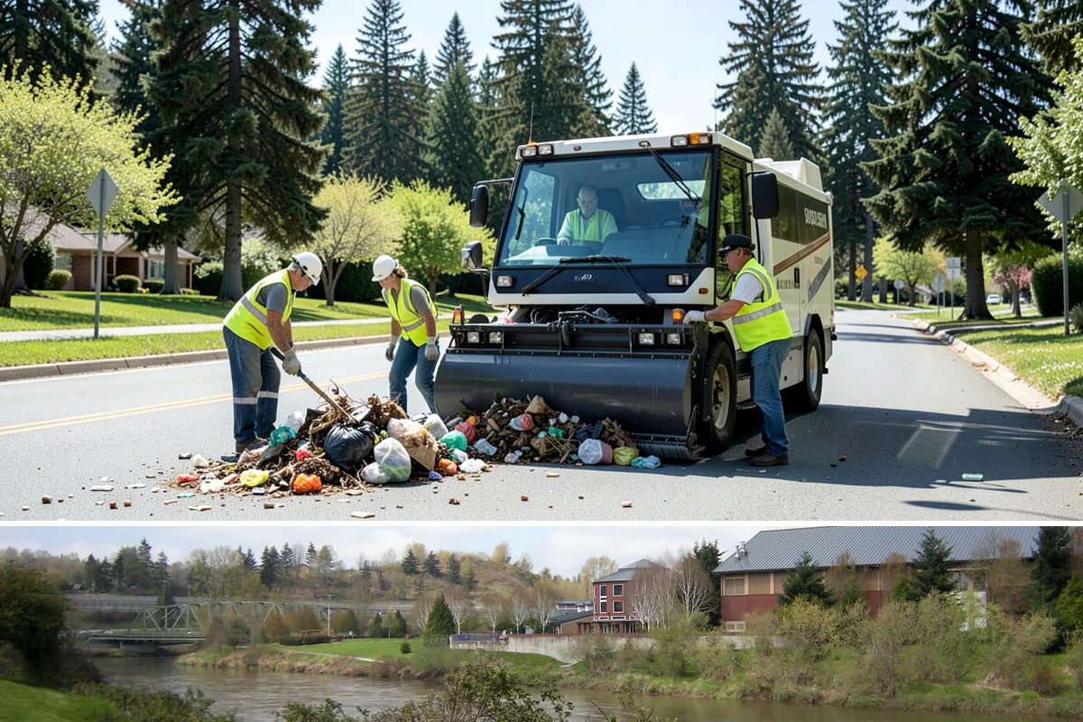 Dog Park Maintenance in Tukwila, King County, WA - Surfacing and drainage work intensifies through the wet season, while waste service stays constant year-round.