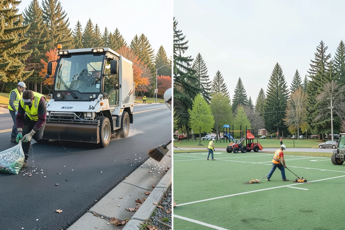 Dog Park Maintenance in Woodinville, King County, WA - Inspect surfacing, fencing, gates, and amenities on each visit