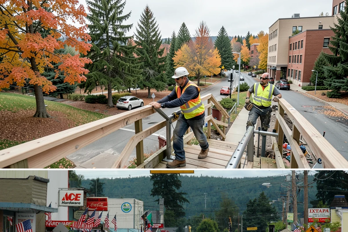 Door Repairs in Carnation, King County, WA - Door repairs are performed year-round, with weatherstripping renewal valuable before the cold, wet season.