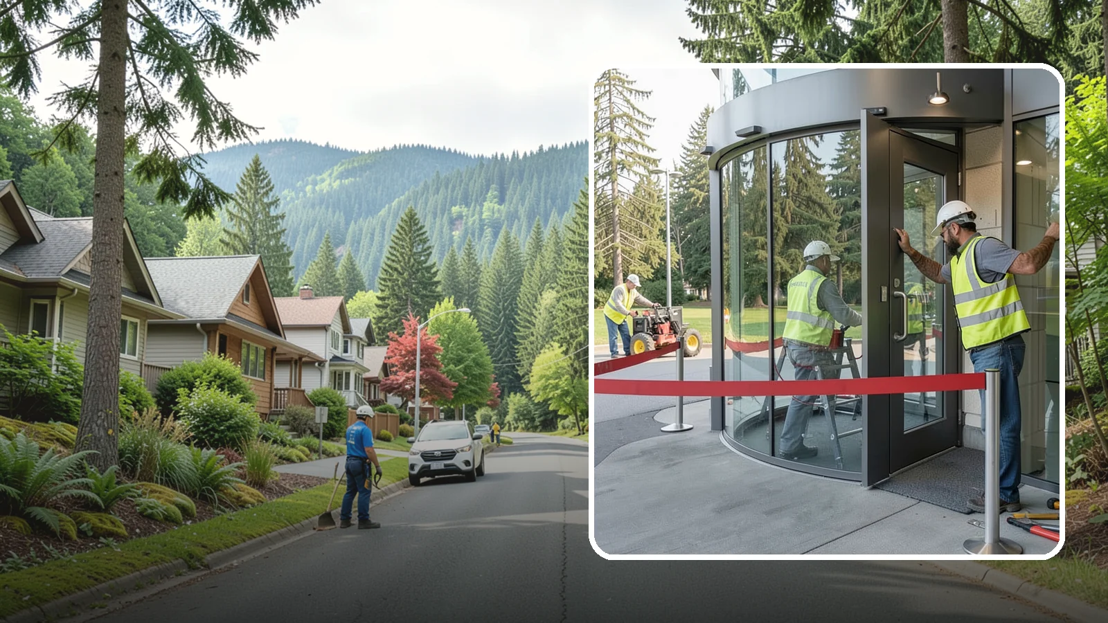 Door Repairs in Darrington, Snohomish County, WA - Repair of exterior doors and hardware to maintain secure, accessible entrances at public buildings.