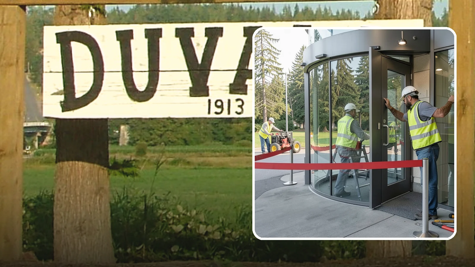 Door Repairs in Duvall, King County, WA - Repair of exterior doors and hardware to maintain secure, accessible entrances at public buildings.