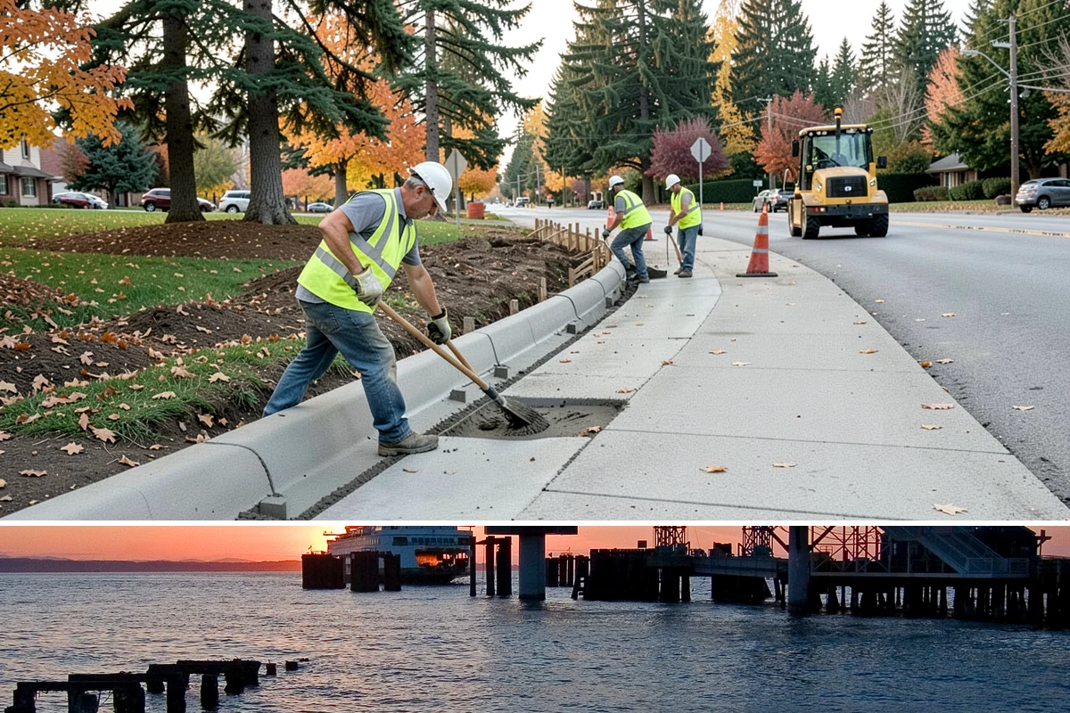 Door Repairs in Edmonds, Snohomish County, WA - Door repairs are performed year-round, with weatherstripping renewal valuable before the cold, wet season.