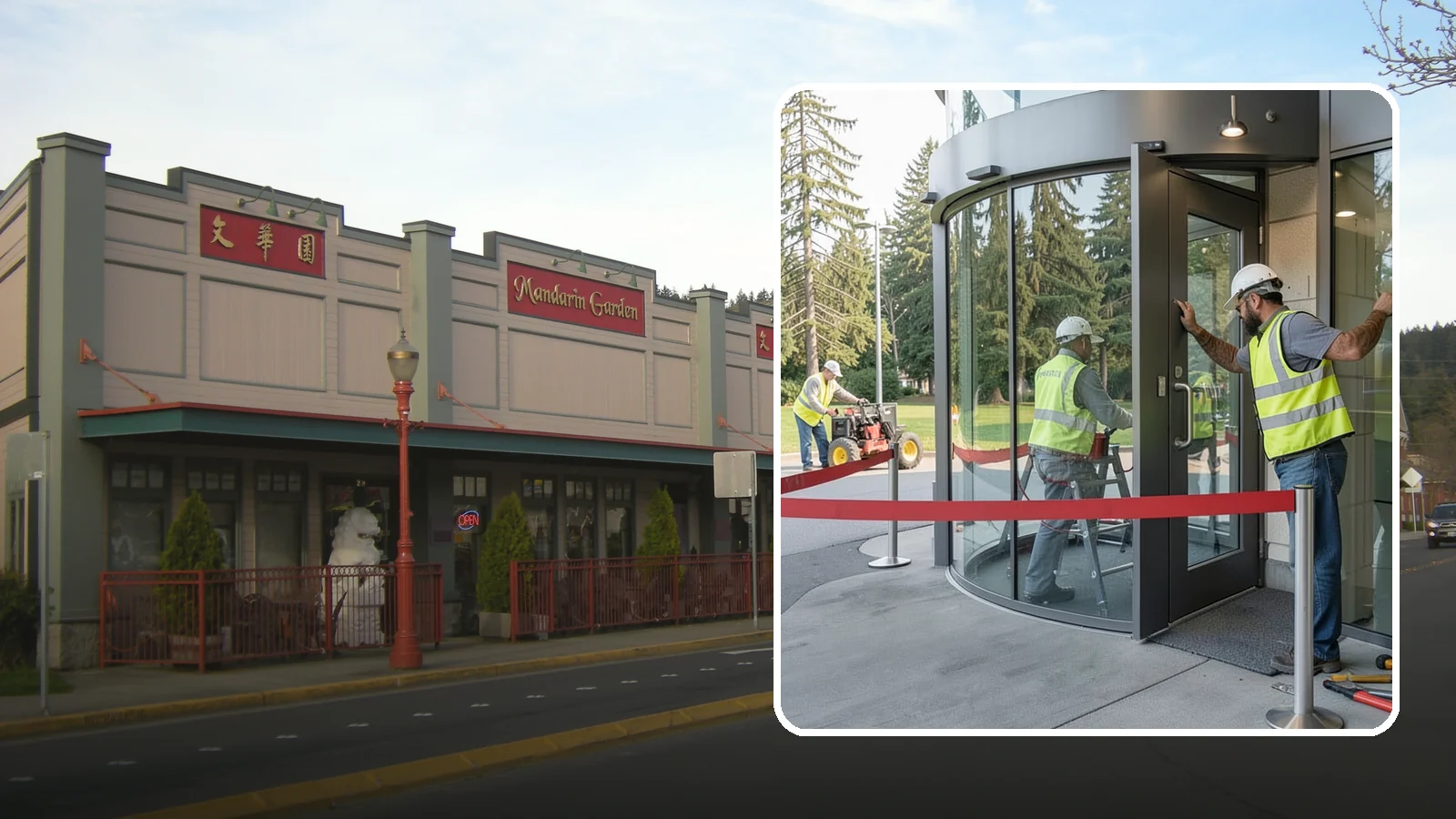 Door Repairs in Issaquah, King County, WA - Repair of exterior doors and hardware to maintain secure, accessible entrances at public buildings.