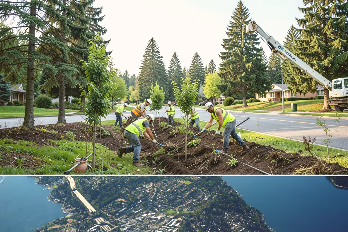 Door Repairs in Mercer Island, King County, WA - Door repairs are performed year-round, with weatherstripping renewal valuable before the cold, wet season.