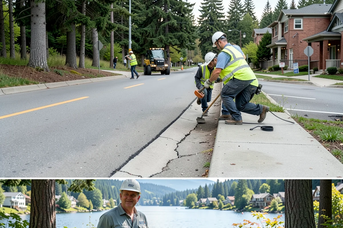 Door Repairs in Milton, King County, WA - Door repairs are performed year-round, with weatherstripping renewal valuable before the cold, wet season.