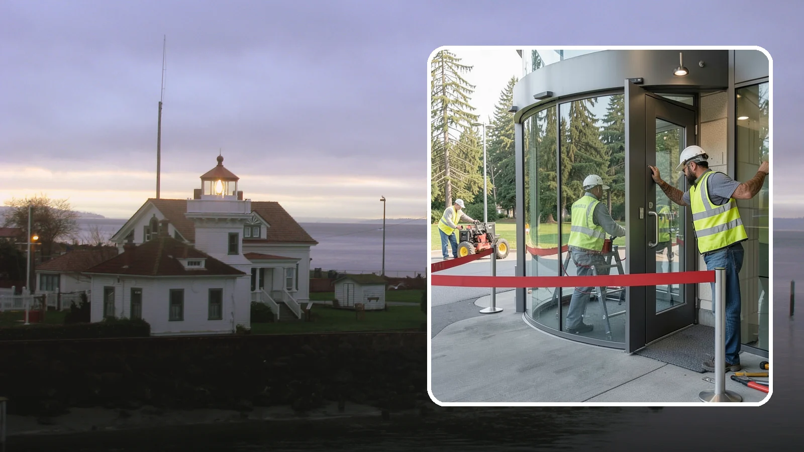 Door Repairs in Mukilteo, Snohomish County, WA - Repair of exterior doors and hardware to maintain secure, accessible entrances at public buildings.