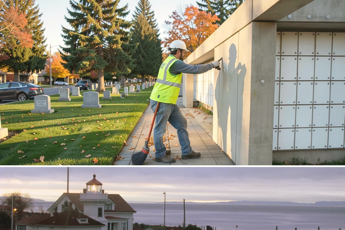 Door Repairs in Mukilteo, Snohomish County, WA - Door repairs are performed year-round, with weatherstripping renewal valuable before the cold, wet season.