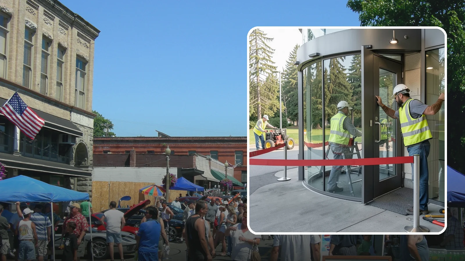 Door Repairs in Snohomish, Snohomish County, WA - Repair of exterior doors and hardware to maintain secure, accessible entrances at public buildings.